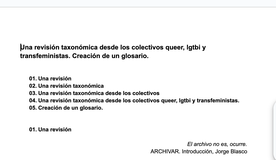 En procés: Una revisió taxonòmica des dels moviments socials (projecte de Julia Cortegana)